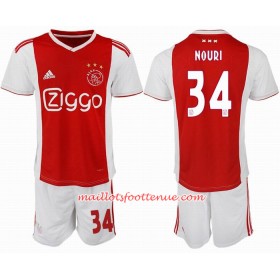 Maillot/Tenue Ajax NOURL 34 Enfant Domicile 2018/2019